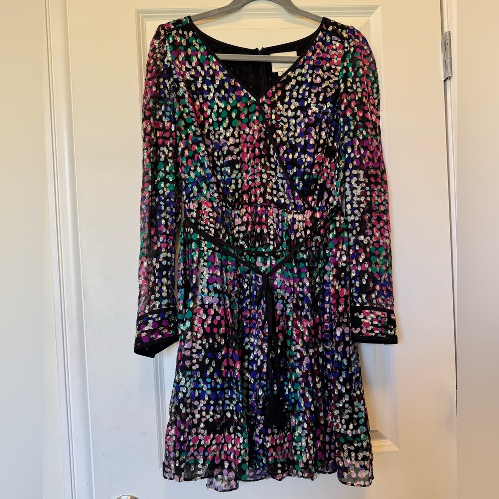 Kate Spade Colorful Long Sleeve Dress